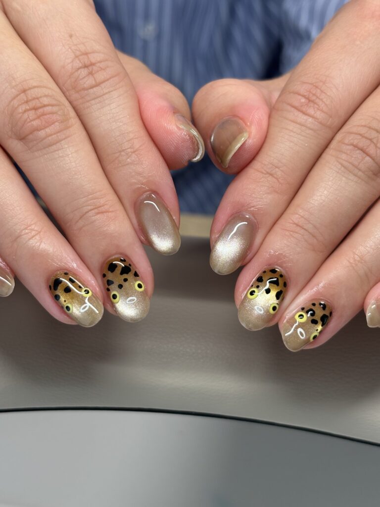 Accent Design nails at lull. Harajuku