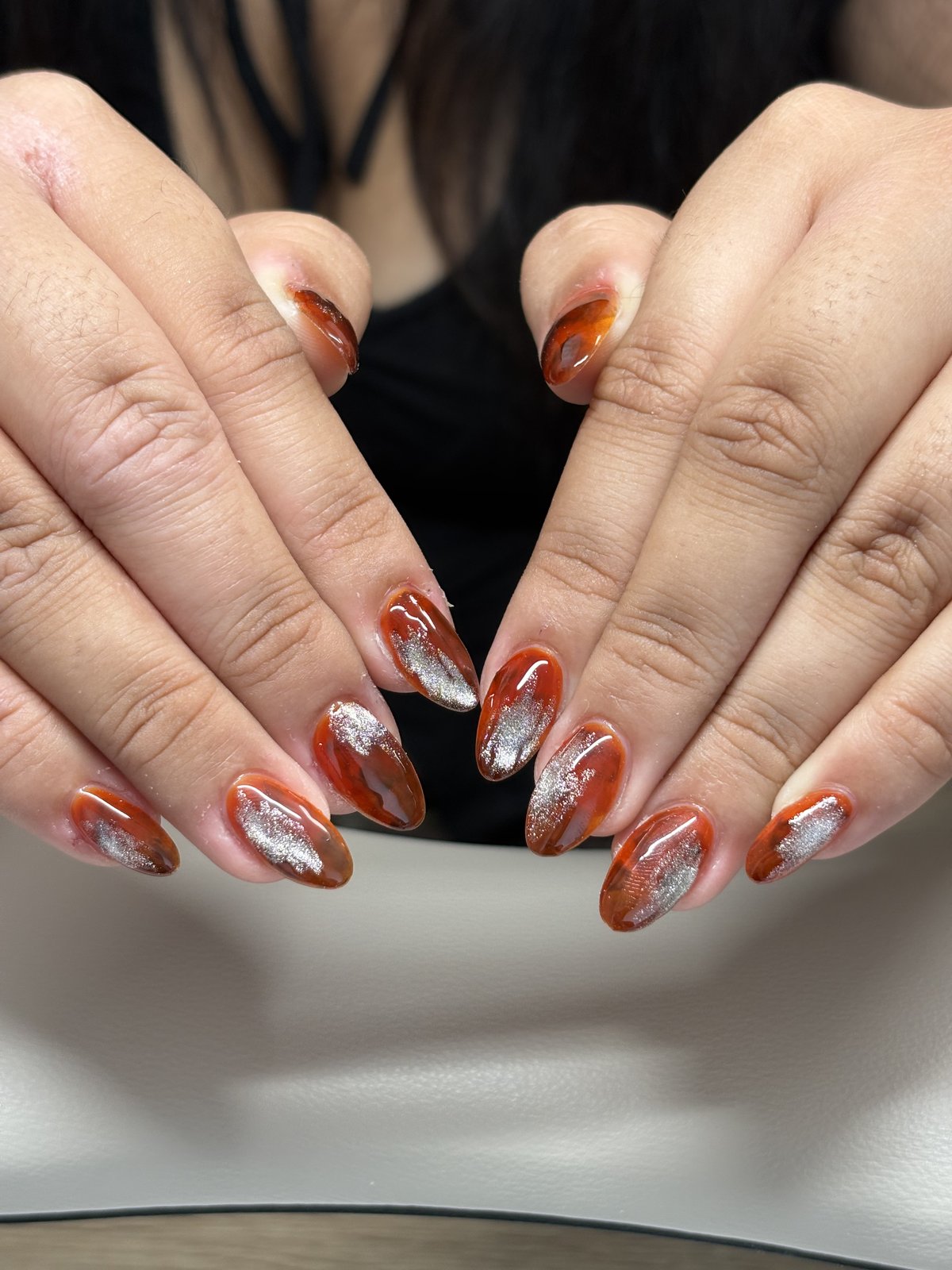 Soft Natural Length in a Clean Finish - nail design by lull., Harajuku Tokyo
