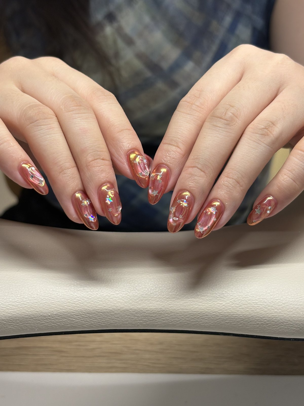 Soft Everyday Gel with a Fill-In Finish - nail design by lull., Harajuku Tokyo