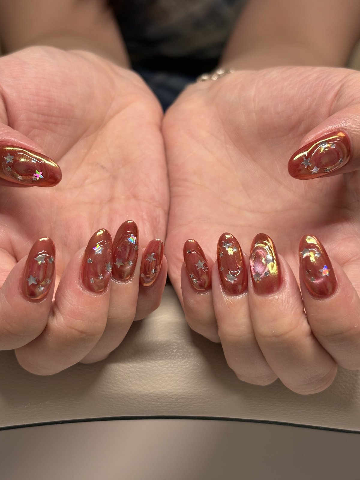 Soft Everyday Gel with a Fill-In Finish - nail design by lull., Harajuku Tokyo