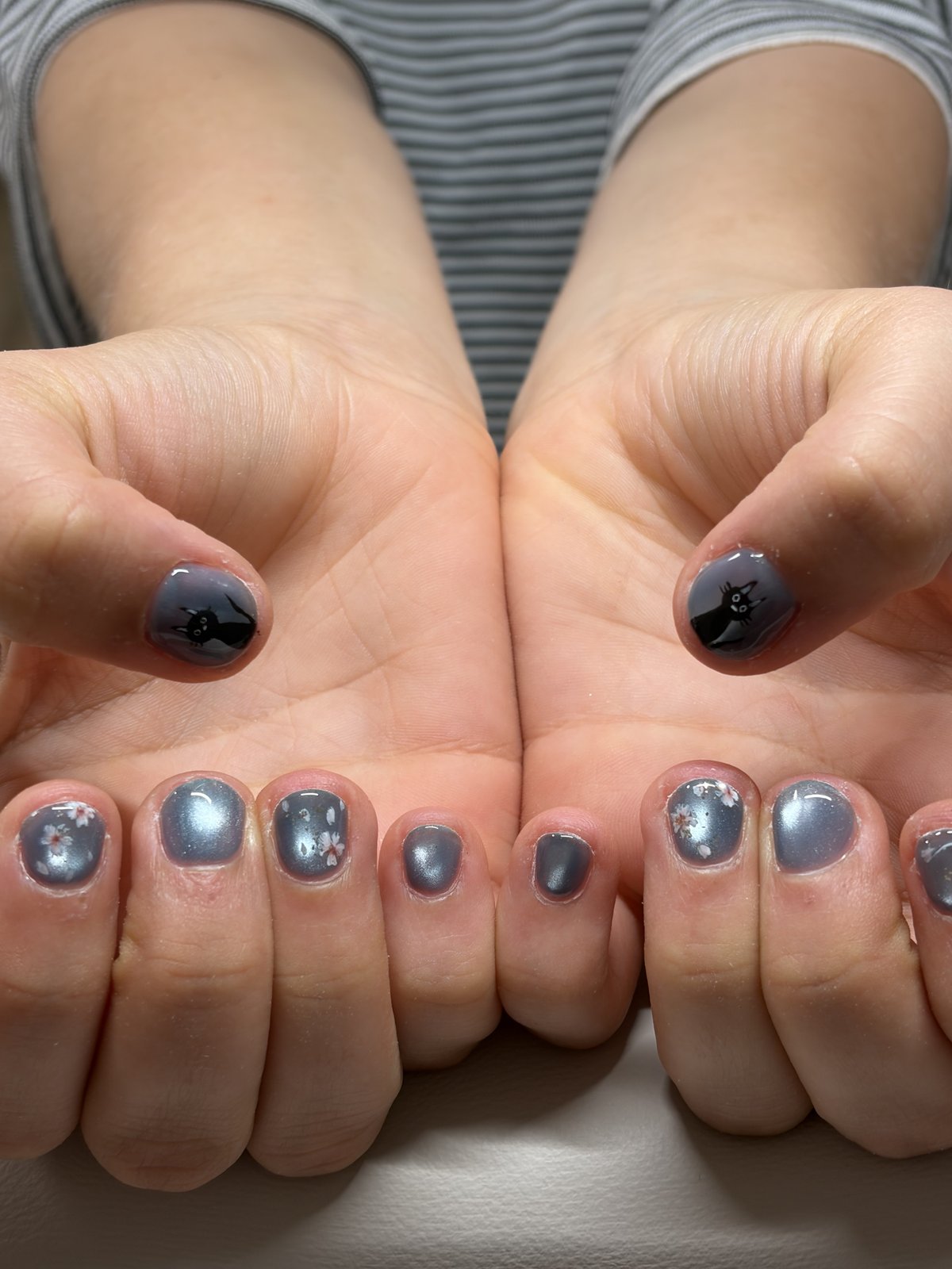 A First Day in Tokyo, Painted on Ten Nails - nail design by lull., Harajuku Tokyo
