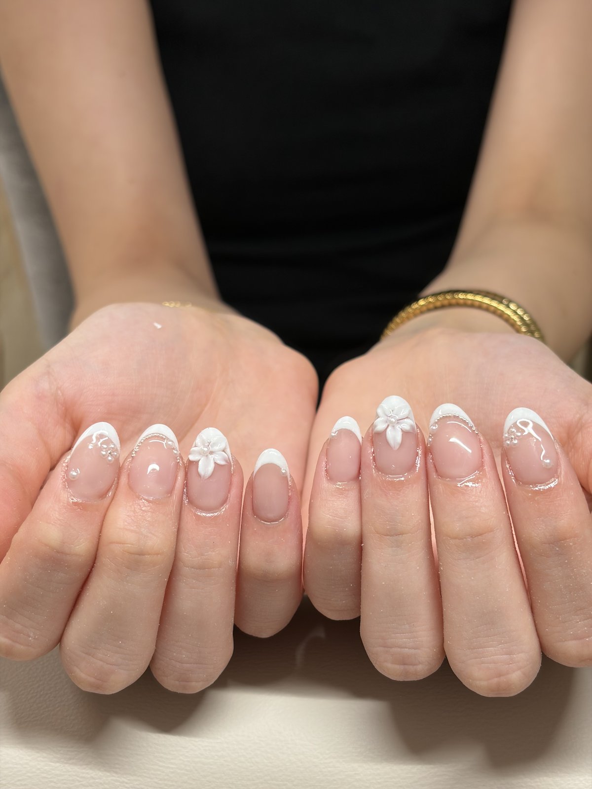 Two Extended Nails, One Quiet Finish | Minimal Nail Design in Harajuku
