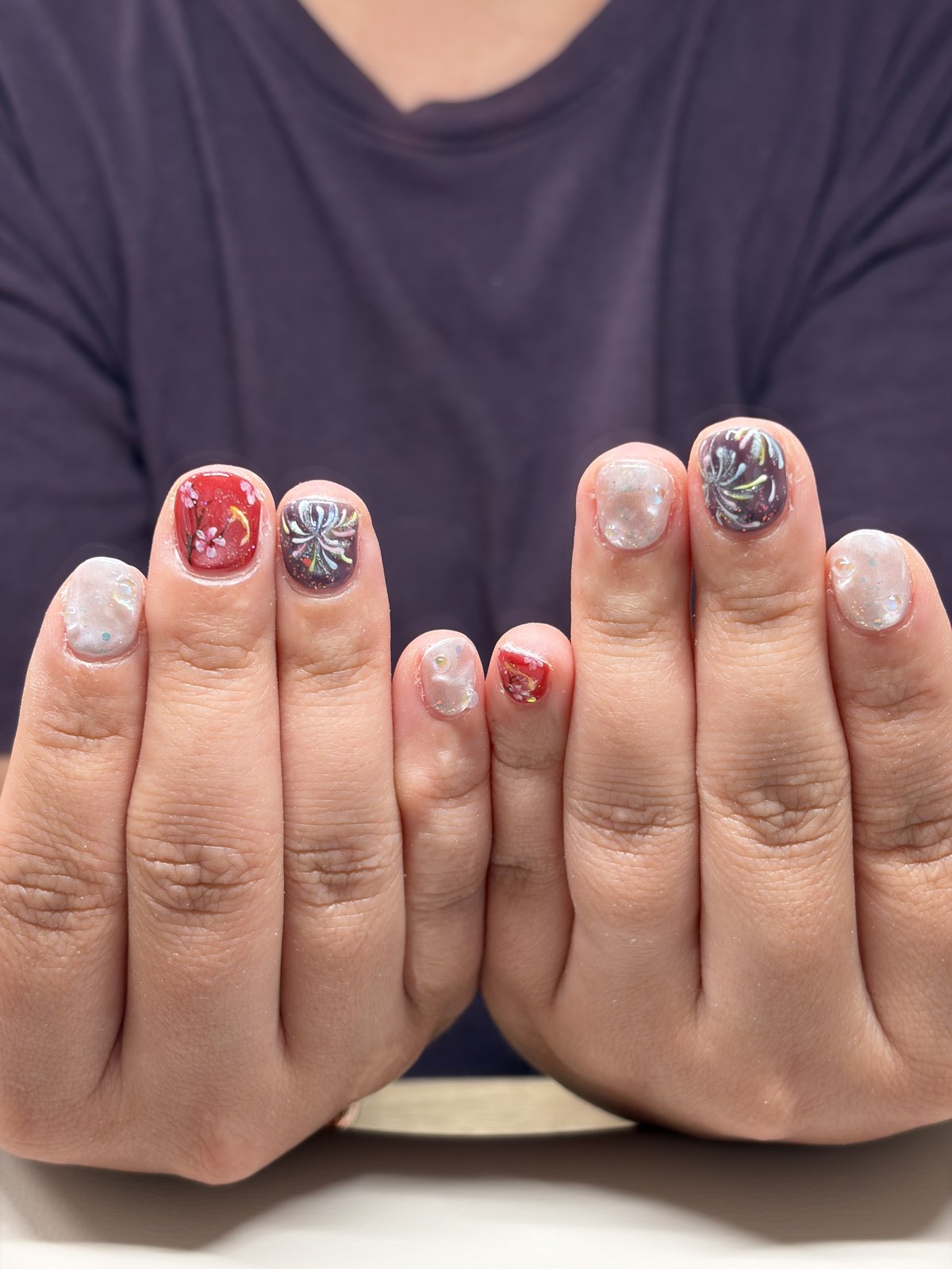 Built Around One Inspiration Photo | Artist-Led Custom Nail Design in Harajuku