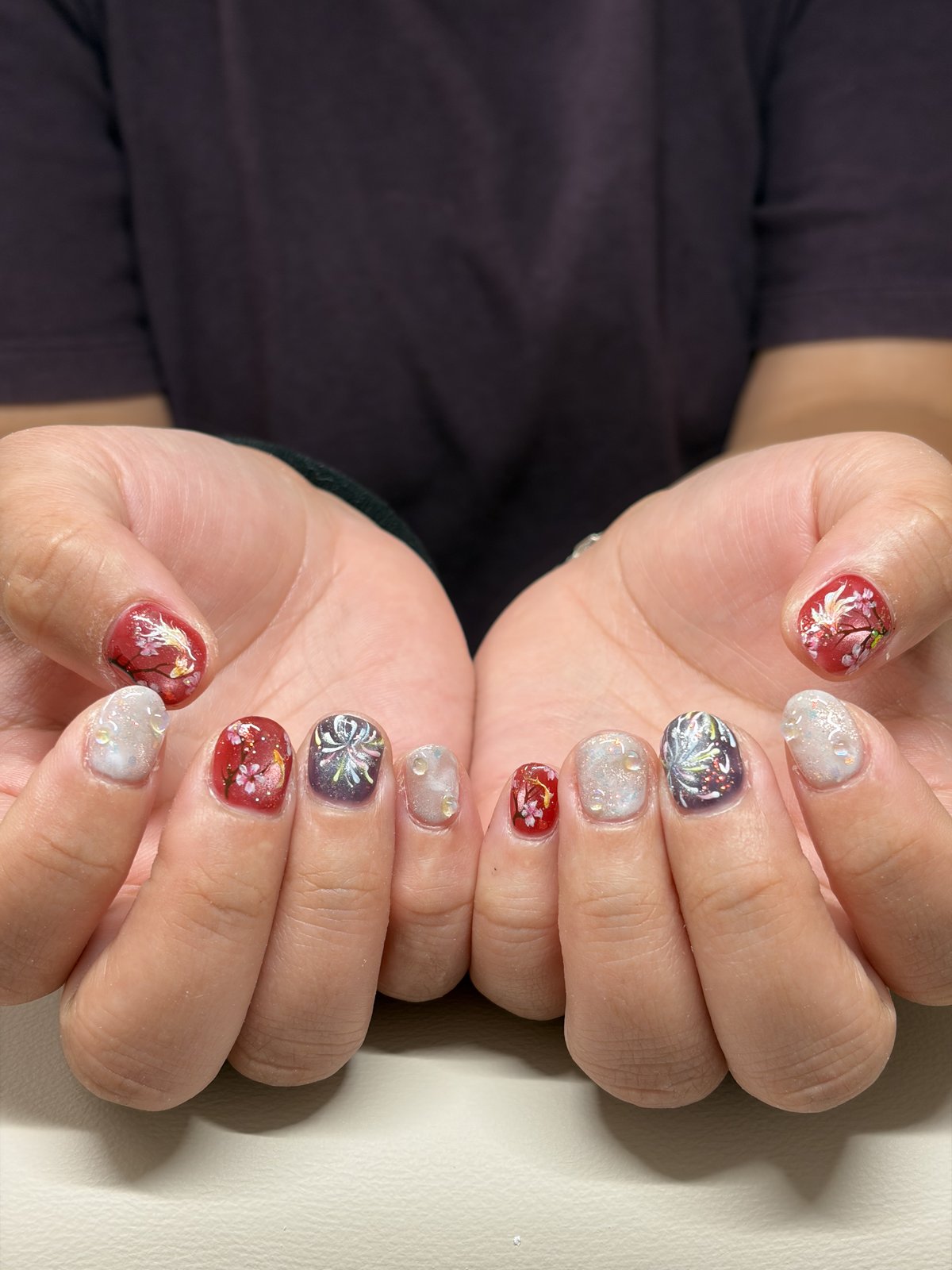 Built Around One Inspiration Photo - nail design by lull., Harajuku Tokyo