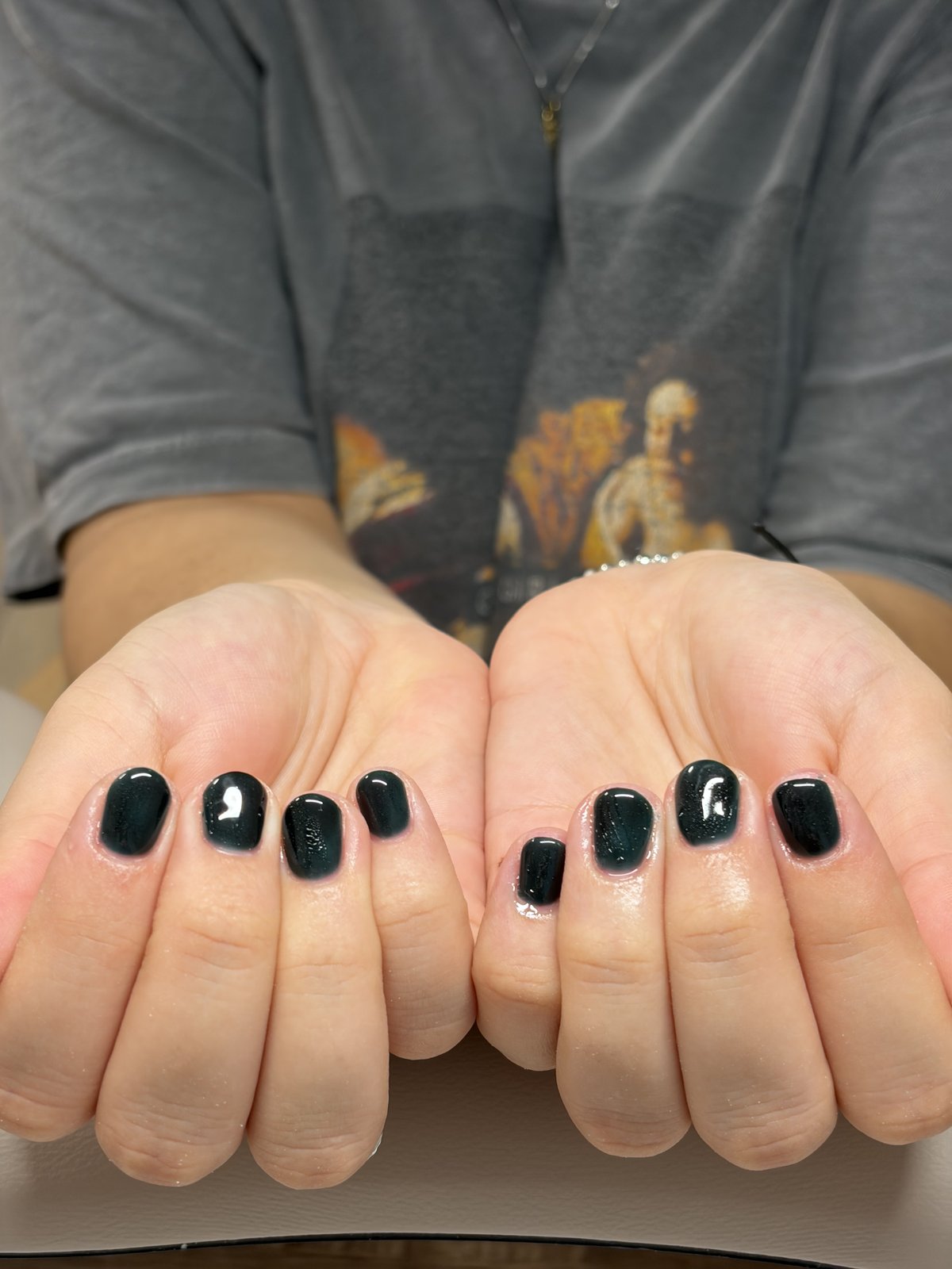 Single-Shade Gel on Natural Nails - nail design by lull., Harajuku Tokyo