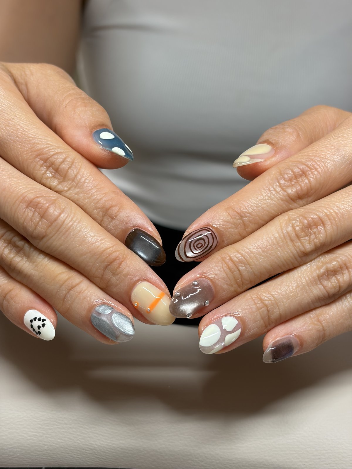 Fill-In Base with Fully Custom Gel Art | Made-to-Order Nail Design in Harajuku