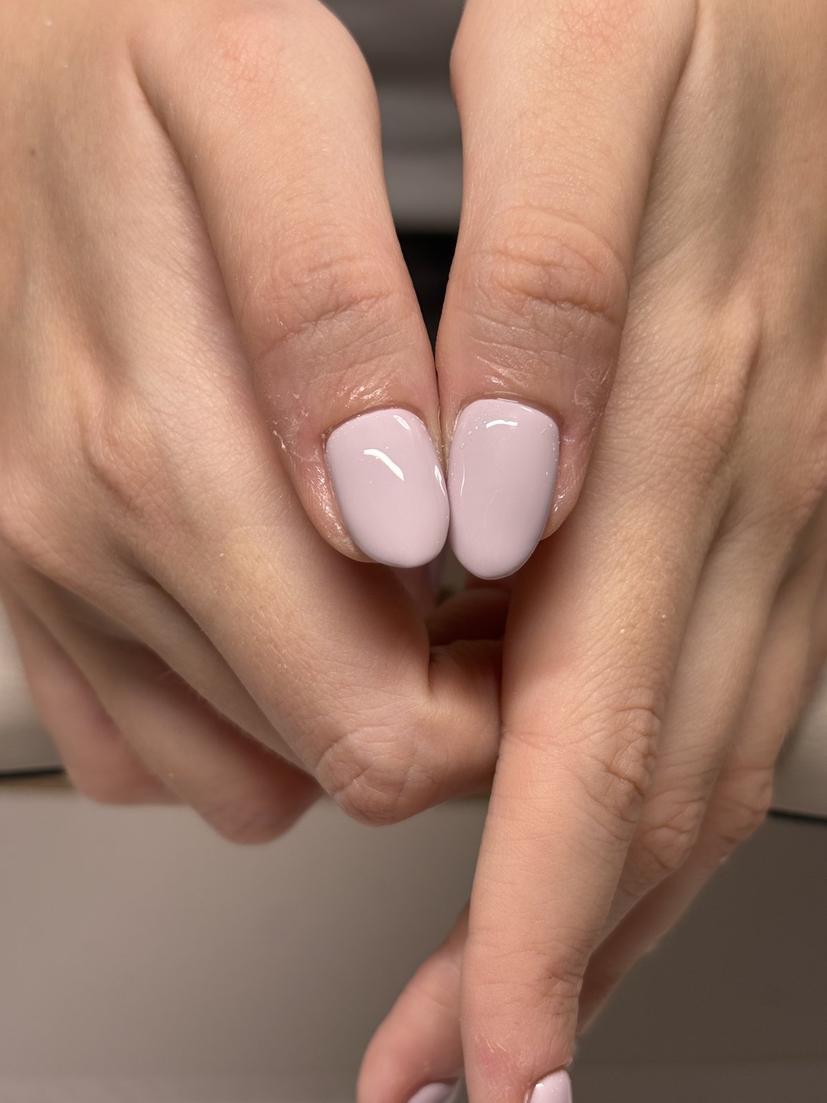 Soft Gel Off and a Smooth Single-Shade Redo - nail design by lull., Harajuku Tokyo
