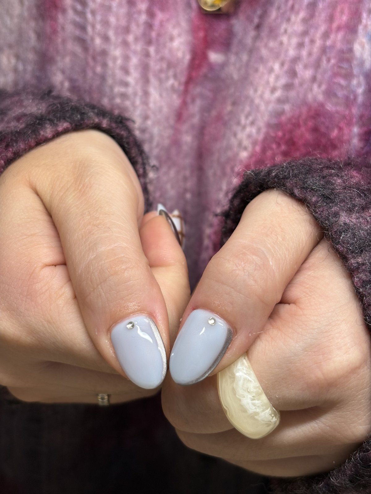 Soft Gel Off and Accent Art on Up to Six Nails - nail design by lull., Harajuku Tokyo