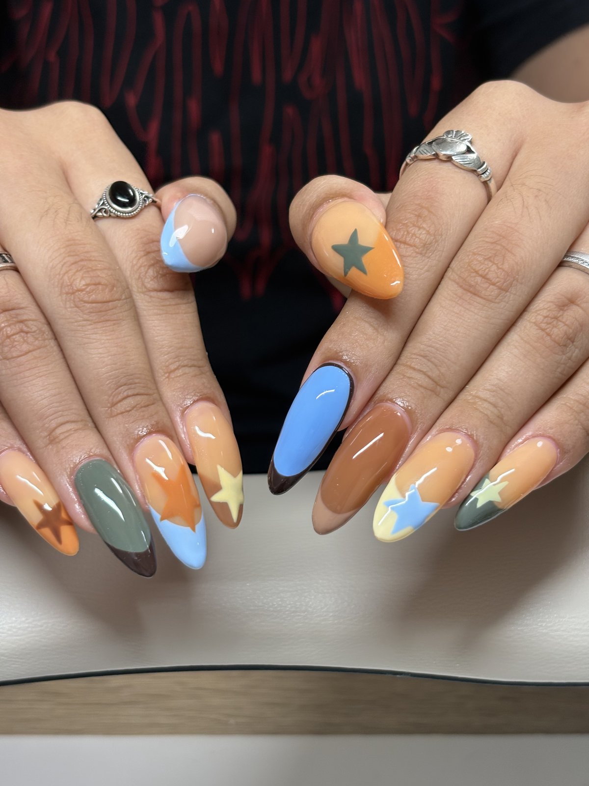From a Thick Acrylic Set to a Fresh Custom Look - nail design by lull., Harajuku Tokyo