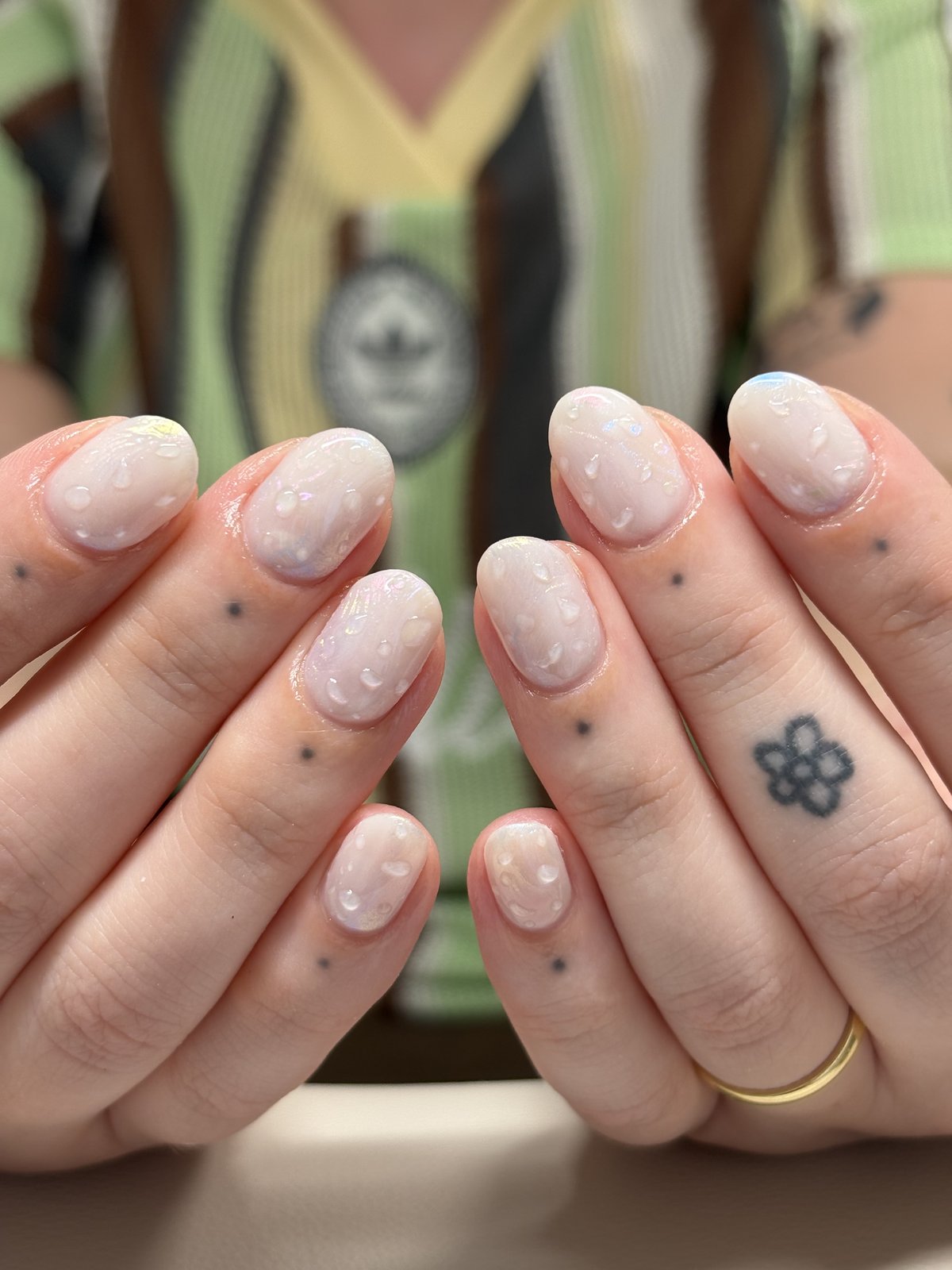 Fill-In Base with Art on Every Nail | Gel Nail Design in Harajuku