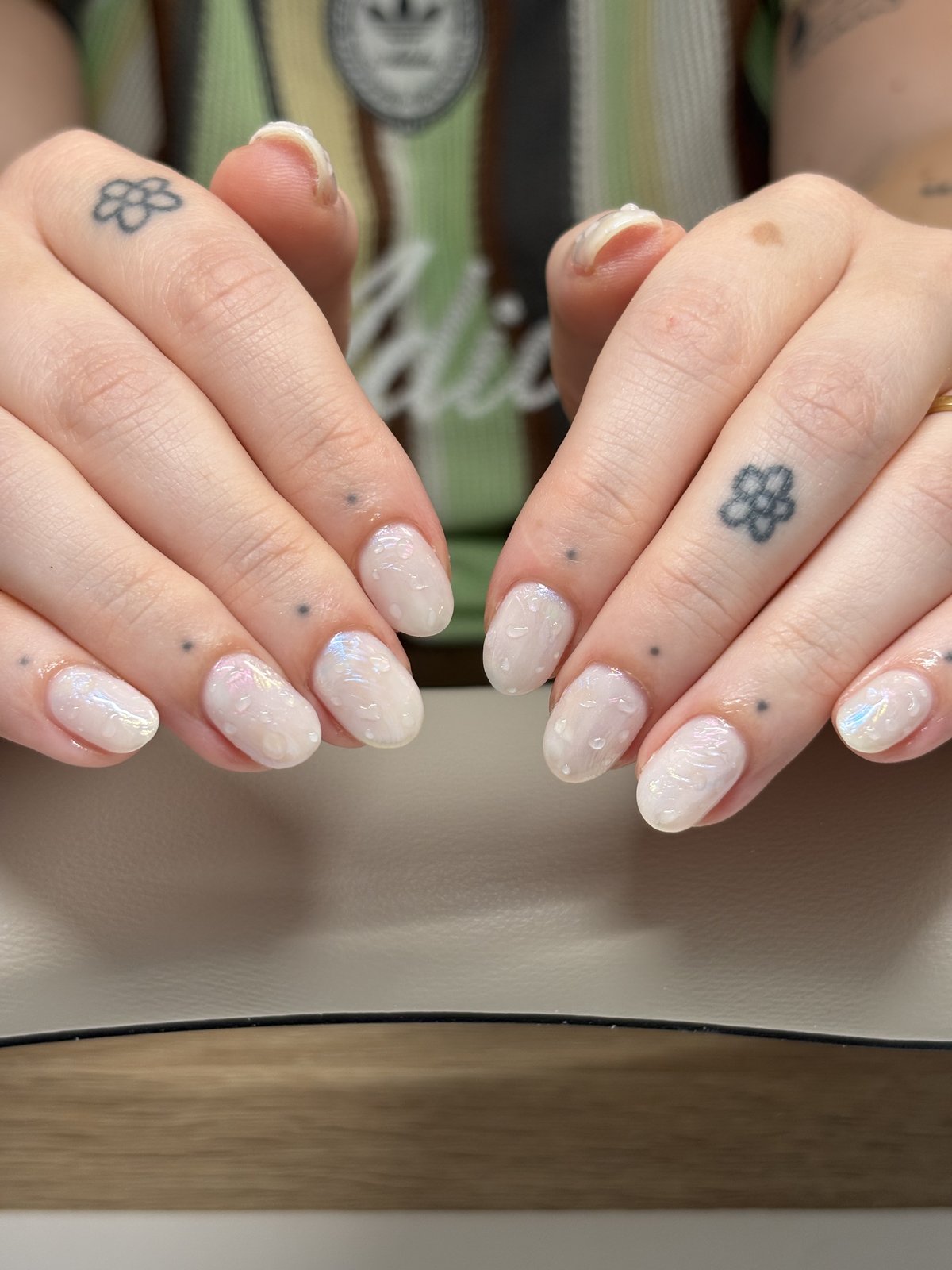 Fill-In Base with Art on Every Nail - nail design by lull., Harajuku Tokyo