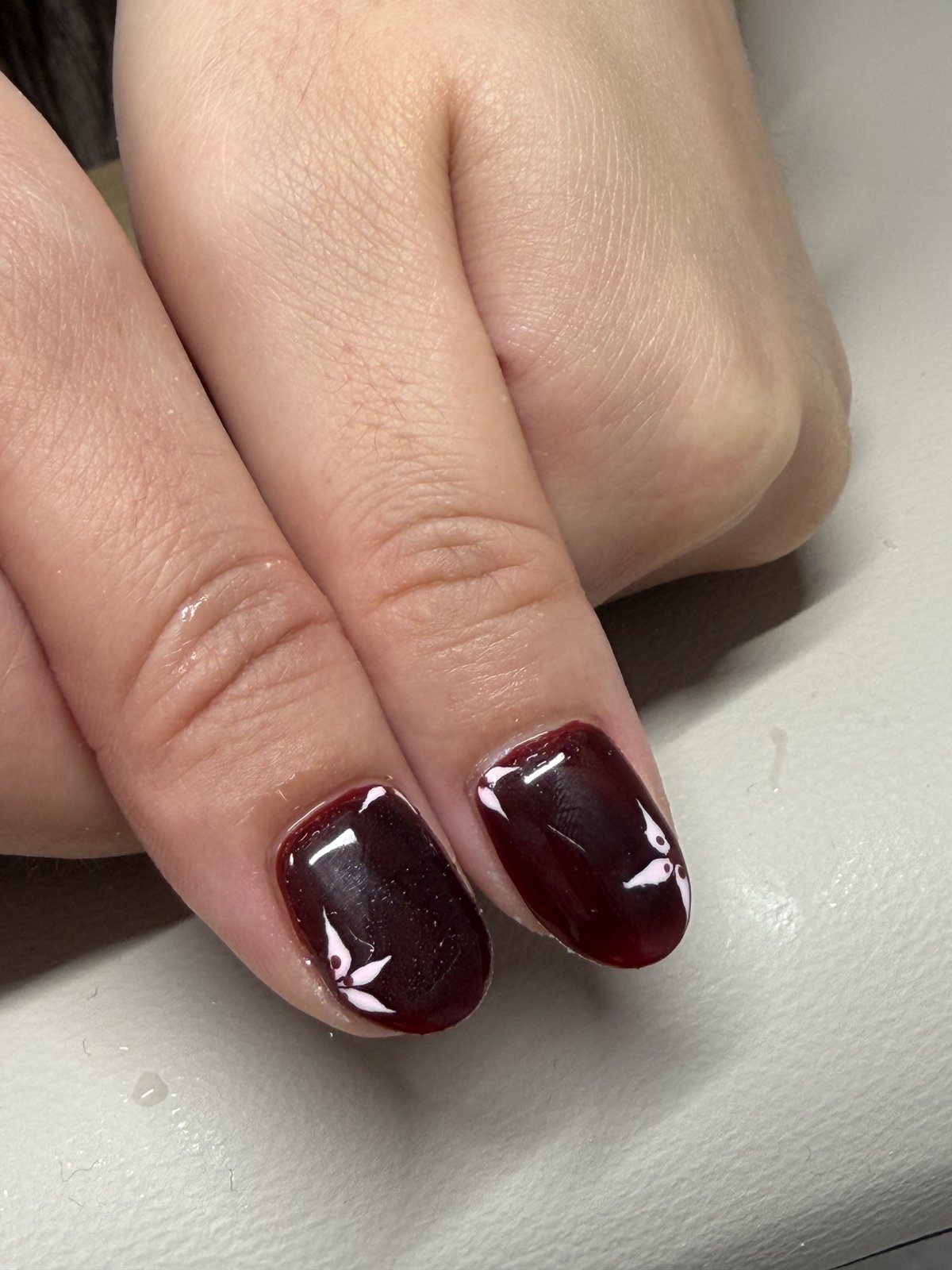Art on a Few Chosen Nails, Built Straight onto Bare Nails | Accent Nail Design in Harajuku
