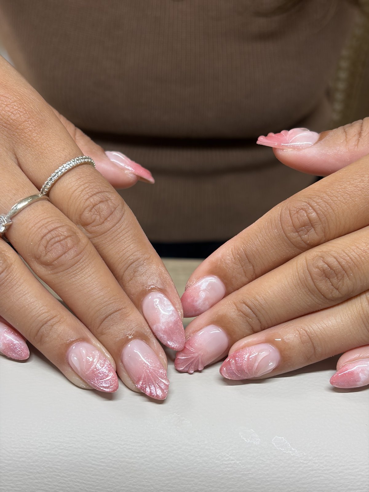 All-Pink Gel in Soft, Wearable Tones | English-Friendly Nail Art in Harajuku