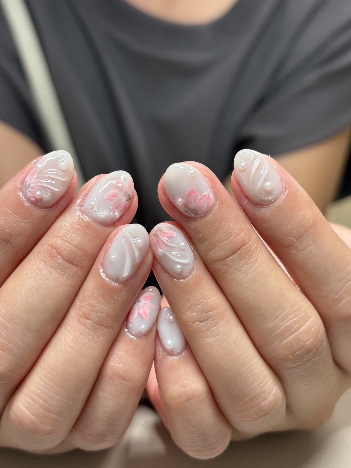 A Half-Formed Idea Turned Into Finished Art - nail design by lull., Harajuku Tokyo