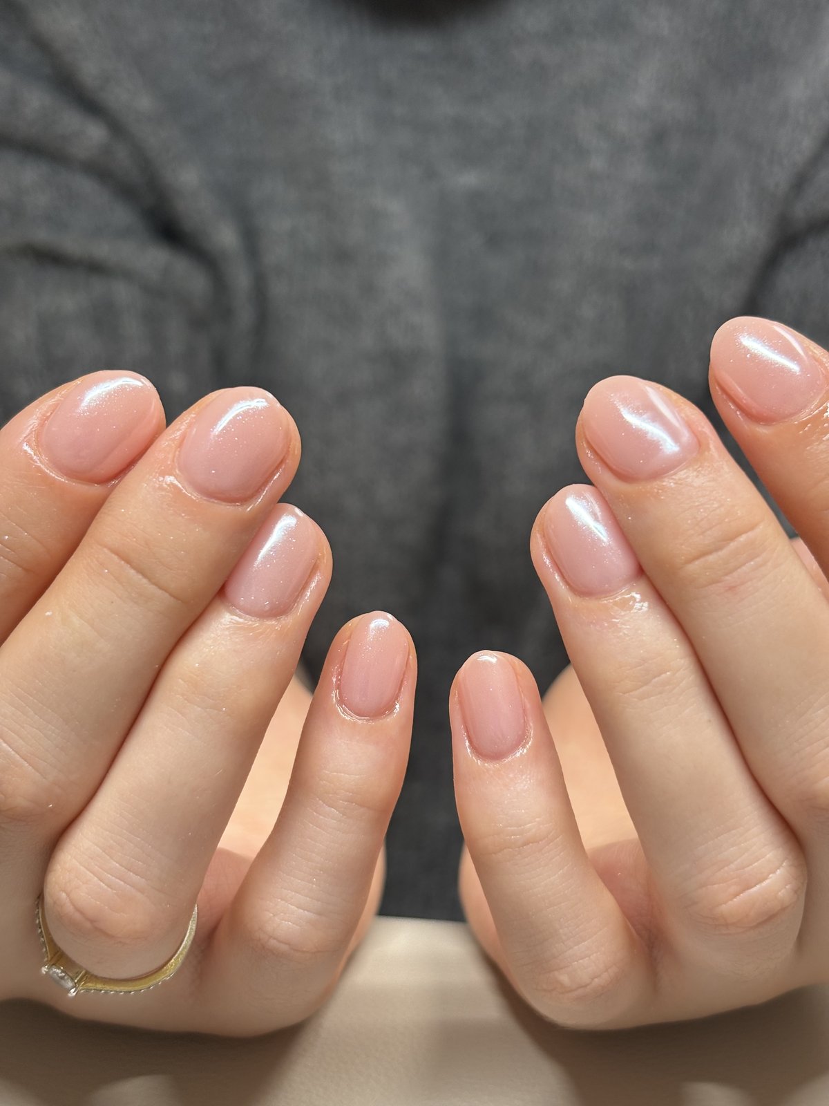 Mirror-Finish Chrome on Natural Nails | First-Time Gel Nails in Harajuku