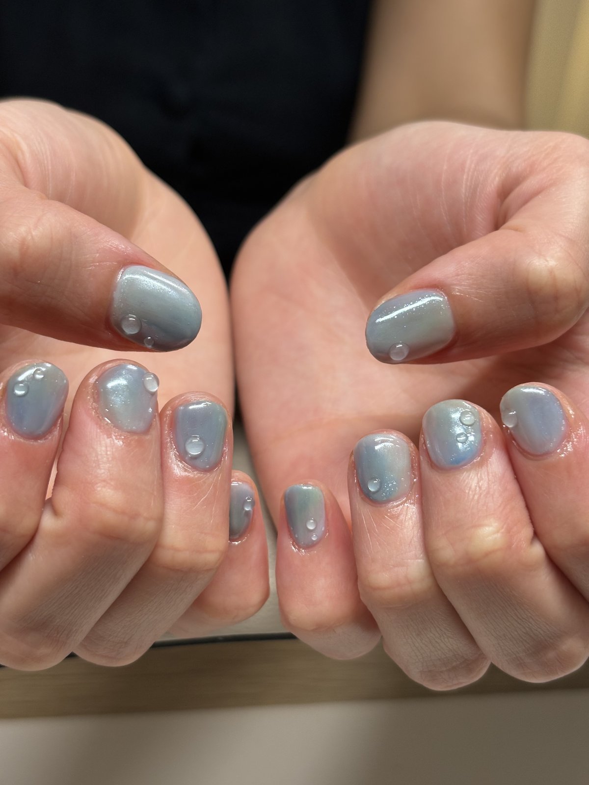 Very Short Natural Nails, Fully Designed | Gel Nail Art in Harajuku