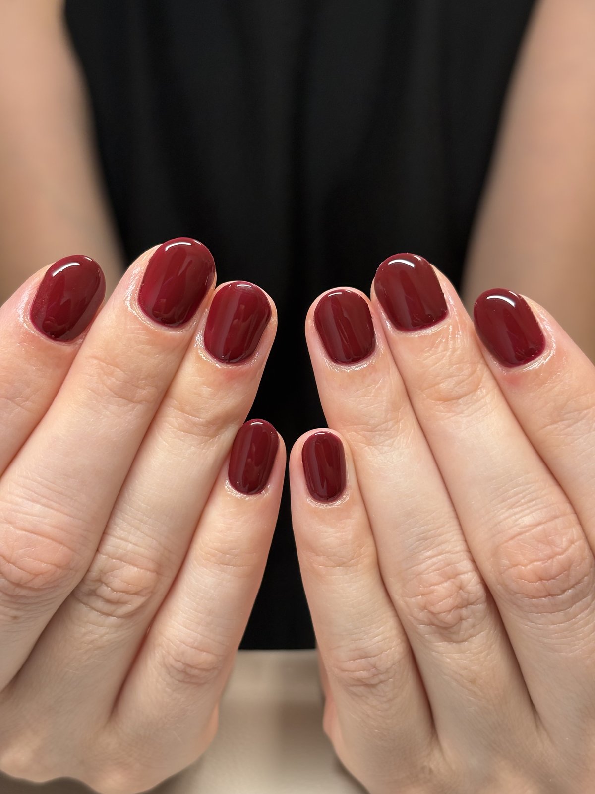 A Clean Single Shade on Bare Nails | First-Time Gel Nails in Harajuku