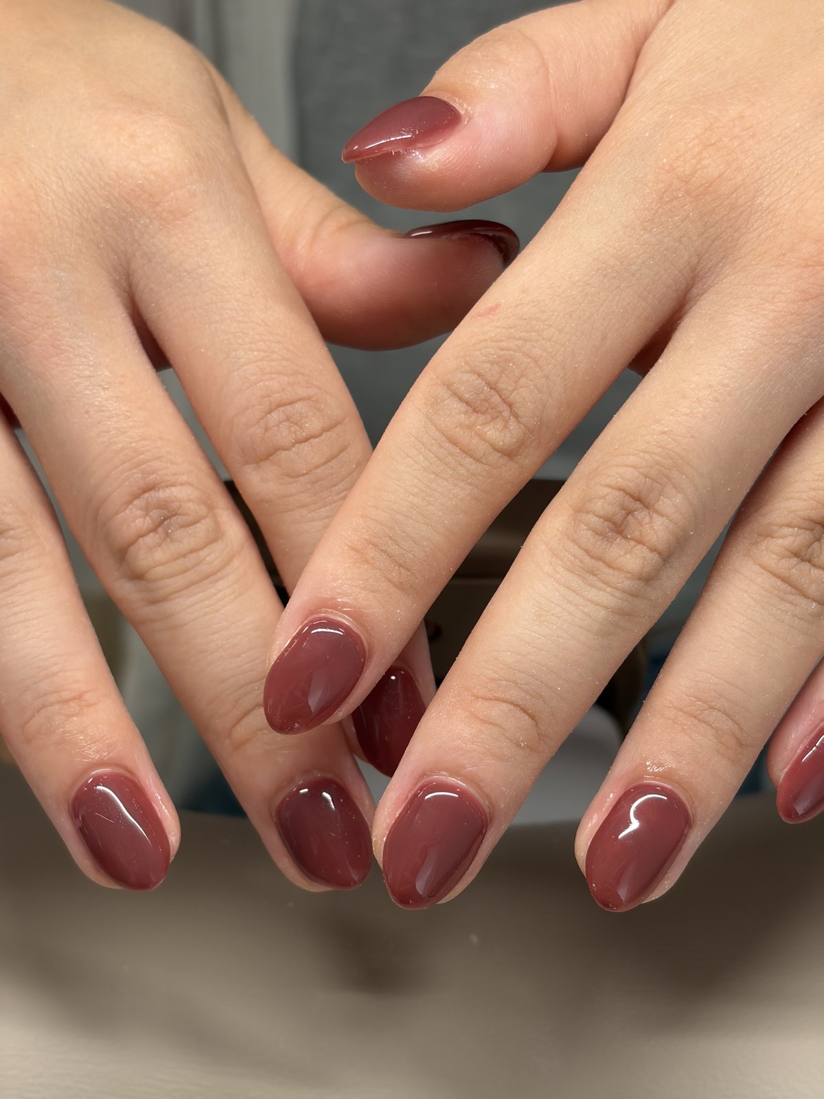 Fill-In Refresh on a Single-Shade Gel | One Color Nails in Harajuku