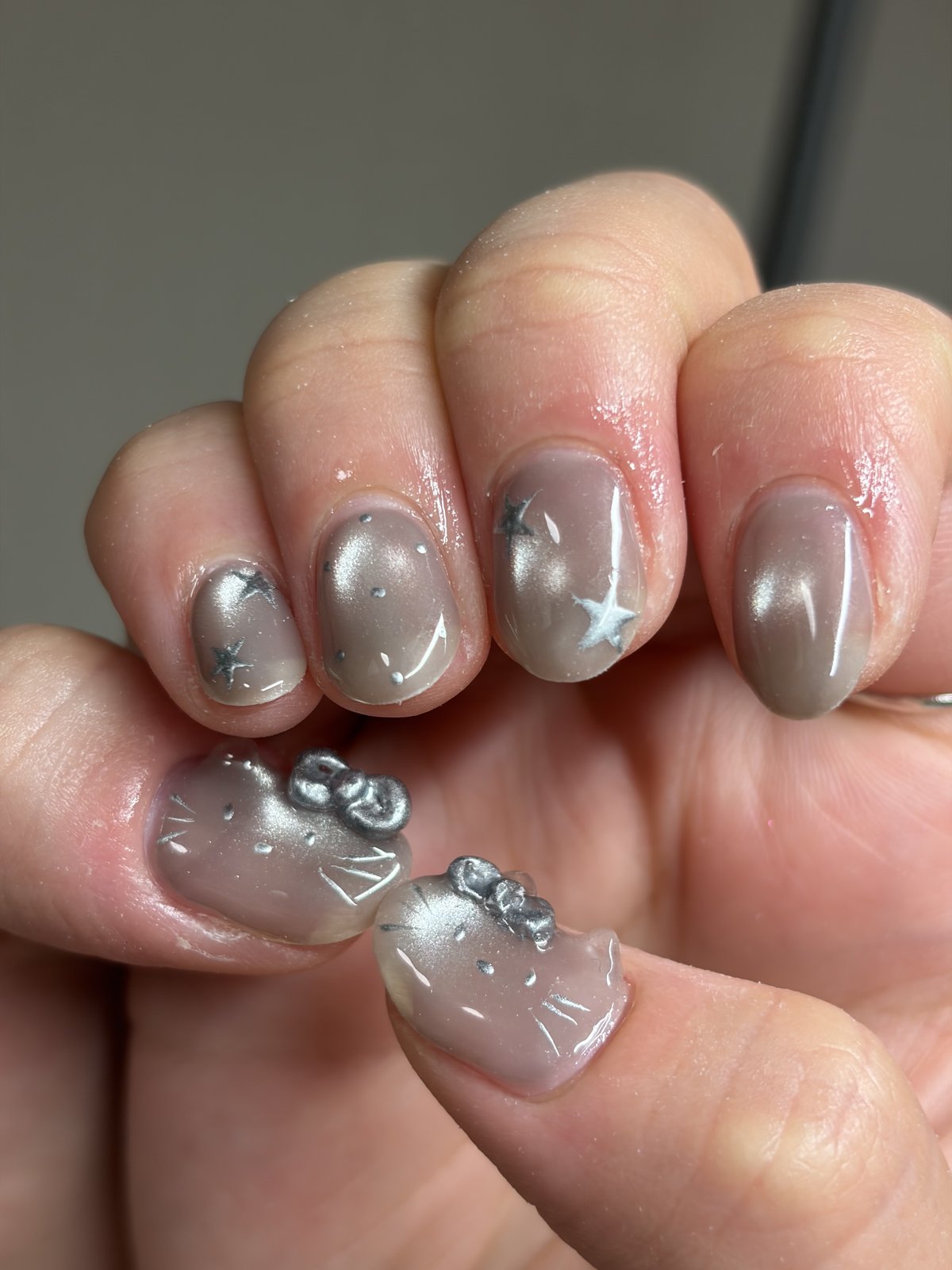 Ten-Nail Art on Bare Natural Nails - nail design by lull., Harajuku Tokyo