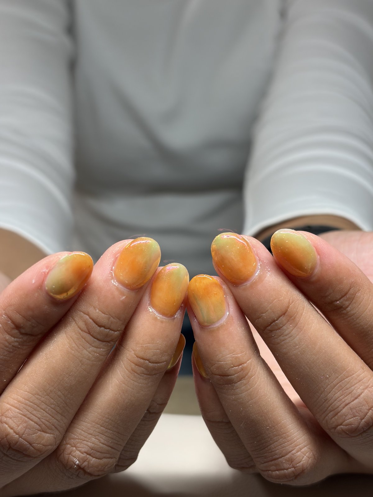 Point Art on Up to Six Fingers Over a Fill-In Base | Gel Nail Art in Harajuku