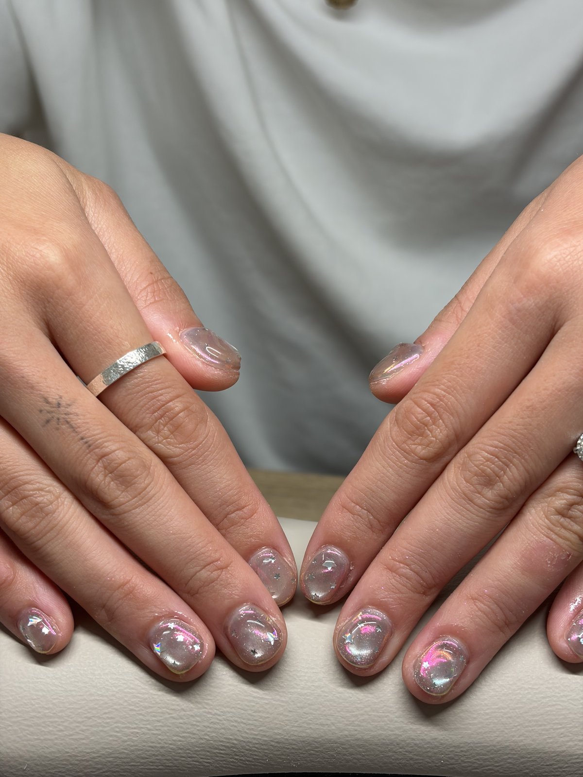 Fresh Gel Built on Bare Nails, Designed Finger by Finger - nail design by lull., Harajuku Tokyo